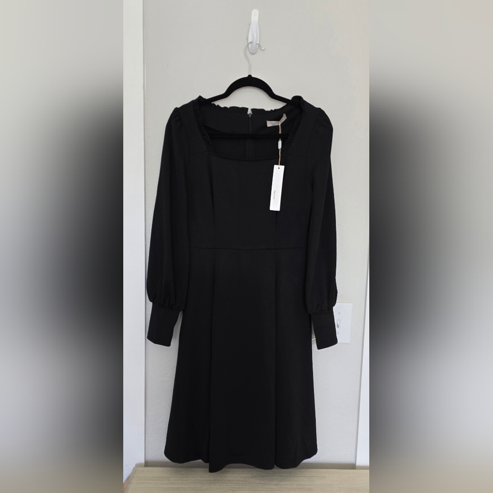 NWT Belle Poque Midi Dress Black Size M